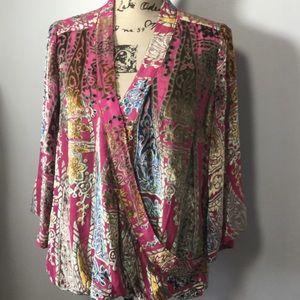 Anthropologie Floreat Japonica Silk Medium Velvet
